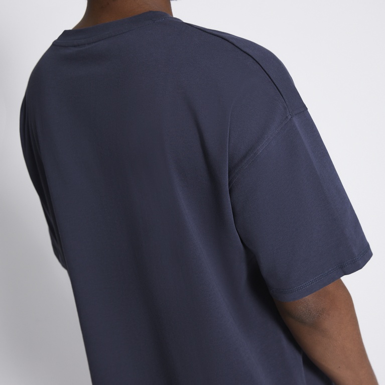 Heavy boxy tee "Mikael" Navy